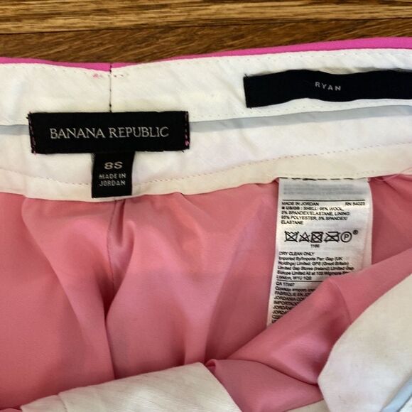 Banana republic ryan cropped pink pant 8s - Picture 4 of 6
